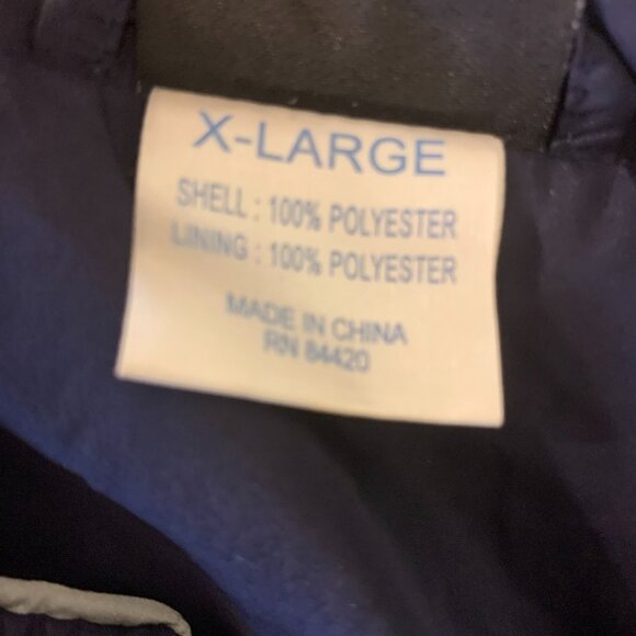 Authentic Apparel South Suburban Basketball Jacket XL Blue - Picture 3 of 7